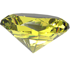 Gif animé bijoux pierre jaune